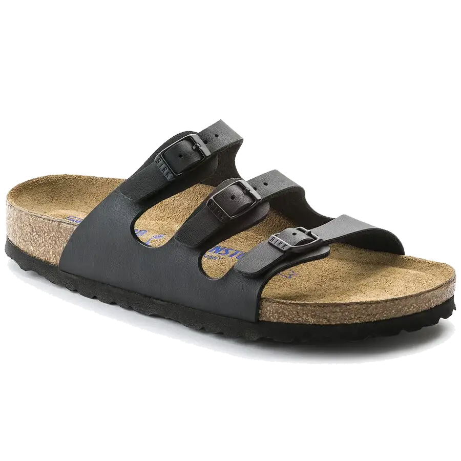Florida Lit de pied souple Birko-Flor Noir