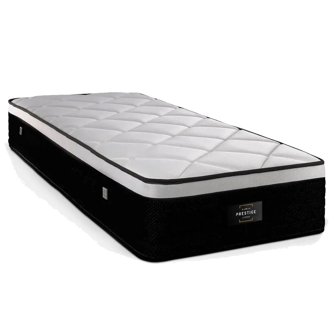 Matelas Suite blanc/noir - 90x200 cm