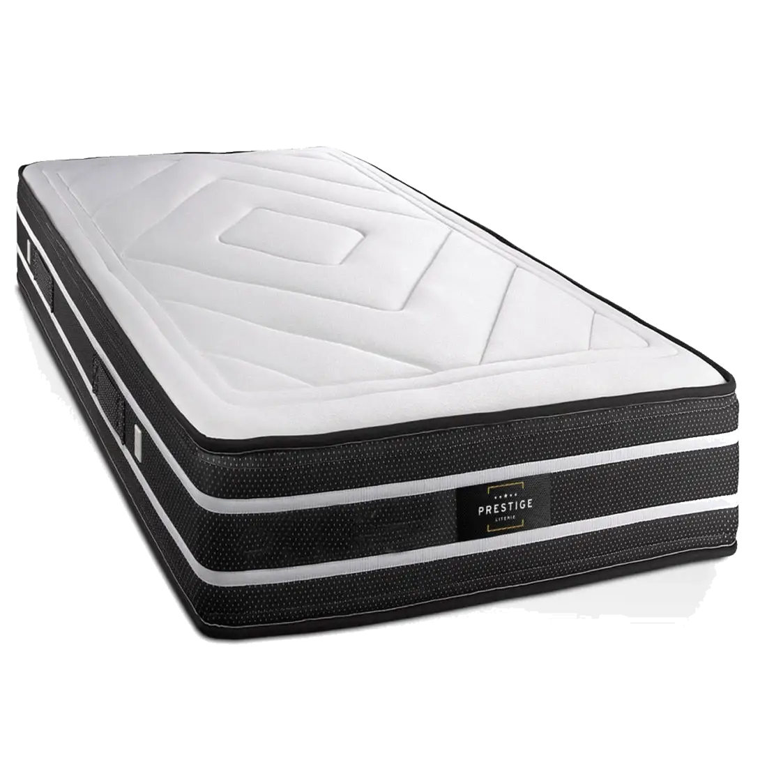 Matelas Exclusive blanc/noir - 90x200 cm